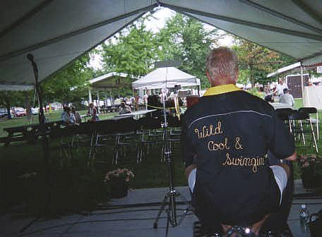 Scott at soundcheck