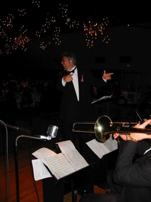 Jim conducts at the Chase Hotel