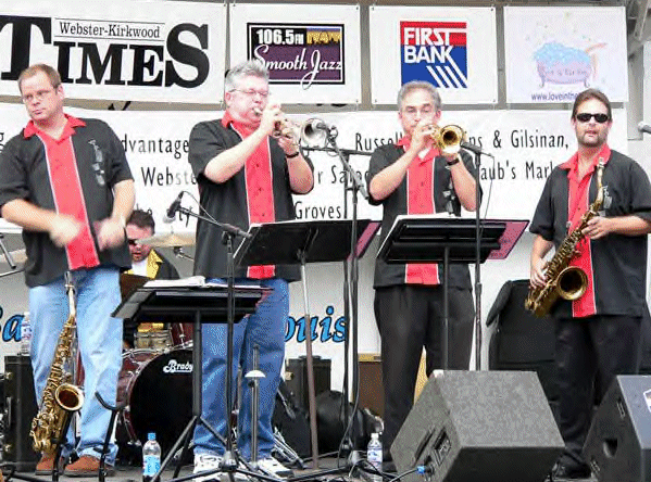 Horns at Old webster Jazz & Blues festival 9/18/04