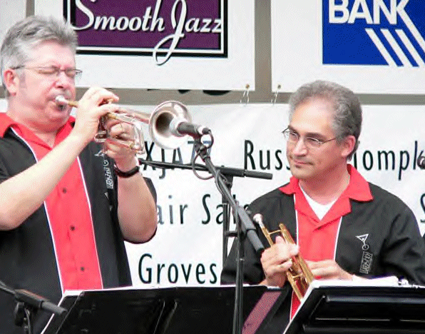 Jim at Old webster Jazz & Blues festival 9/18/04